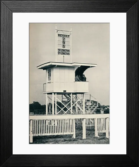 Framed Print : The New Judges Box, Kempton Park, c1940 Framed Print : The New Judges Box, Kempton Park, c1940