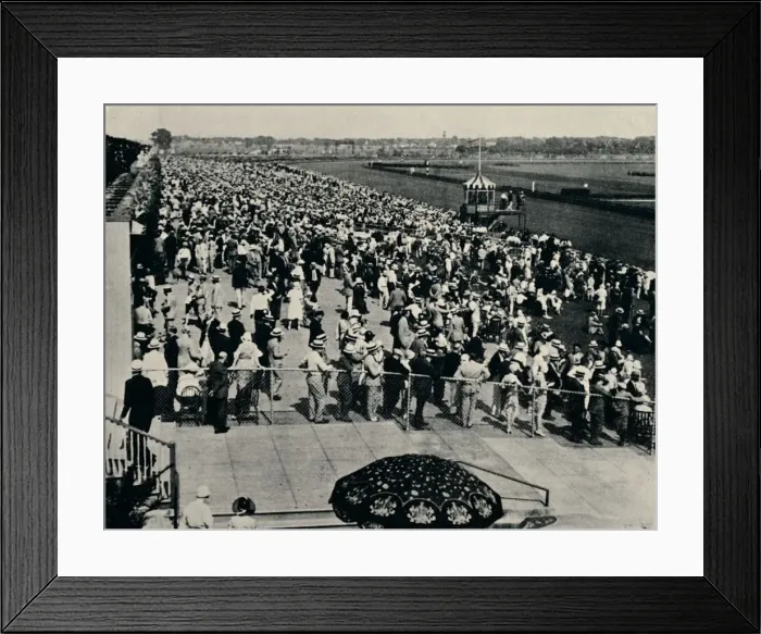 Framed Print : The Arlington Race Track, Chicago, c1930 Framed Print : The Arlington Race Track, Chicago, c1930