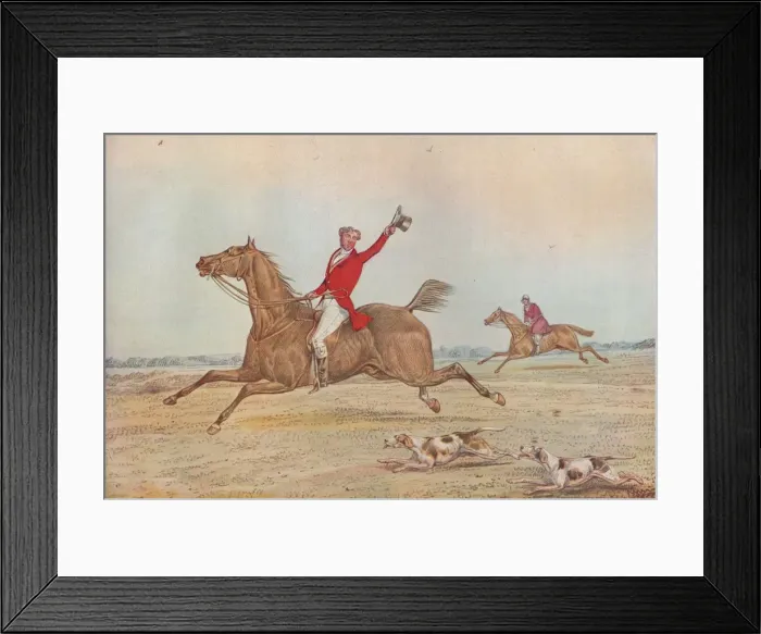 Framed Print : Tally Ho!, c1820. Artist: Henry Thomas Alken Framed Print : Tally Ho!, c1820. Artist: Henry Thomas Alken