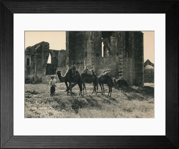 Framed Print : Carmelite and Armenian churches at Martinengo Bastion, Famagusta, Northern Cyprus, 1936 Framed Print : Carmelite and Armenian churches at Martinengo Bastion, Famagusta, Northern Cyprus, 1936