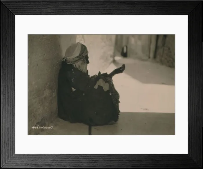 Framed Print : Baksheesh, 1936 Framed Print : Baksheesh, 1936