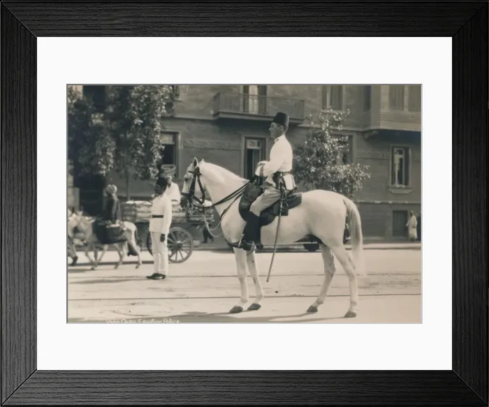 Framed Print : Egyptian Police, Cairo, Egypt, 1936 Framed Print : Egyptian Police, Cairo, Egypt, 1936