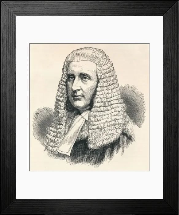 Framed Print : Lord Penzance, judge of the Court of Arches, 1896 Framed Print : Lord Penzance, judge of the Court of Arches, 1896