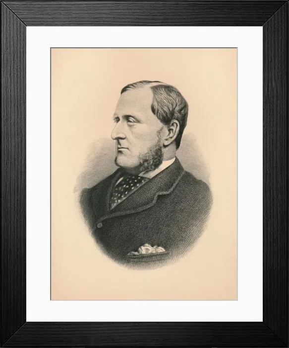 Framed Print : Henry Chaplin, 1st Viscount Chaplin (1840-1923), British landowner, racehorse owner, 1896