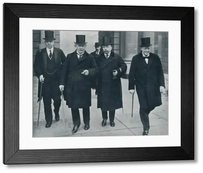 Framed Print : Russian Minister of Finance in England: M. Bark on his way to the House of Commons, 1914 Framed Print : Russian Minister of Finance in England: M. Bark on his way to the House of Commons, 1914
