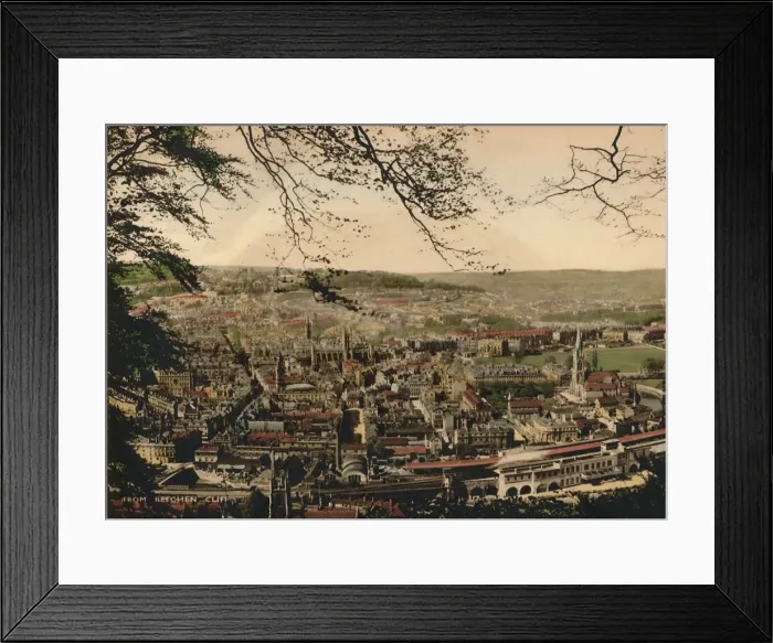 Framed Print : Bath from Beechen Cliff, c1925 Framed Print : Bath from Beechen Cliff, c1925