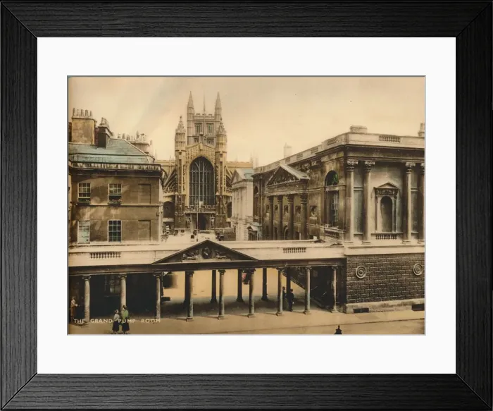 Framed Print : The Grand Pump Room, Bath, Somerset, c1925 Framed Print : The Grand Pump Room, Bath, Somerset, c1925