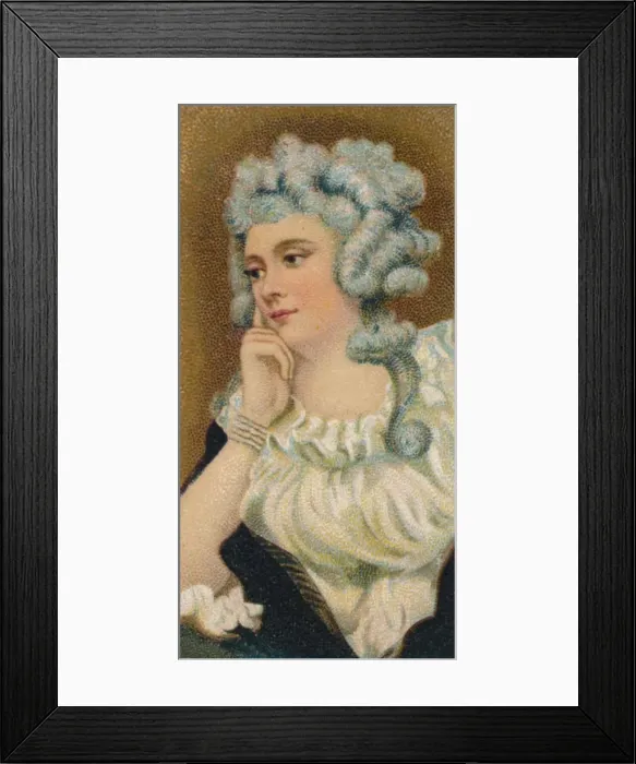 Framed Print : Mrs Jane Braddyll, 1788. (1912) Framed Print : Mrs Jane Braddyll, 1788. (1912)