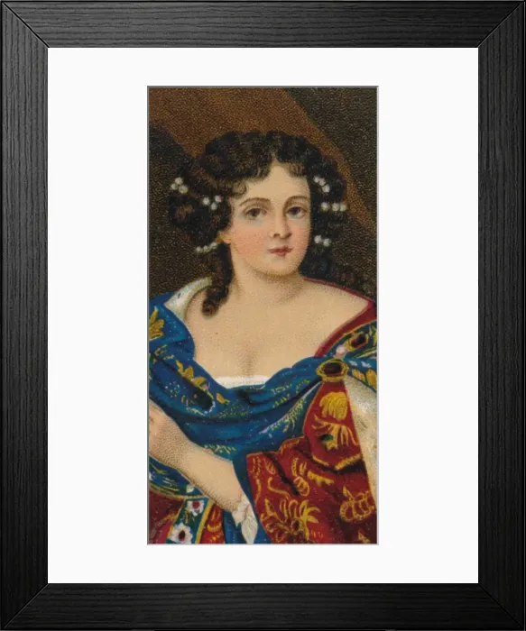 Framed Print : Catherine of Braganza (1638-1705), Queen Consort of King Charles II, 1912 Framed Print : Catherine of Braganza (1638-1705), Queen Consort of King Charles II, 1912