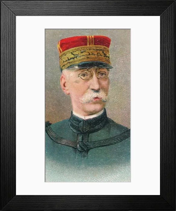 Framed Print : Joseph Gallieni (1849-1916), French First World War general, 1917 Framed Print : Joseph Gallieni (1849-1916), French First World War general, 1917