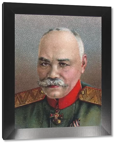 General Mikhail Vasiliyevich Alekseyev (1857-1918), Imperial Russian Army general, 1917