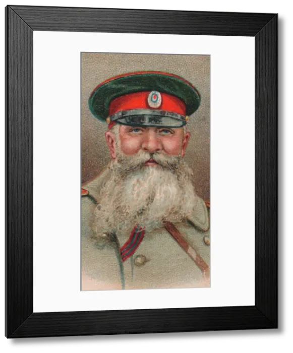 Framed Print : Nikolay Iudovich Ivanov (1851-1919), general in the Imperial Russian Army, 1917 Framed Print : Nikolay Iudovich Ivanov (1851-1919), general in the Imperial Russian Army, 1917