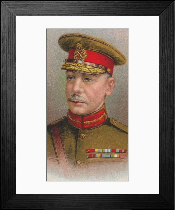 Framed Print : Major General Sir Charles Vere Ferrers Townshend (1861-1924), British Army officer, 1917