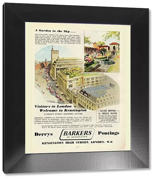 Advert for Barkers of Kensington, 1951