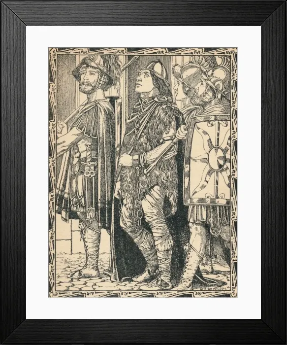 Framed Print : Caractacus, 1902. Artist: Patten Wilson Framed Print : Caractacus, 1902. Artist: Patten Wilson