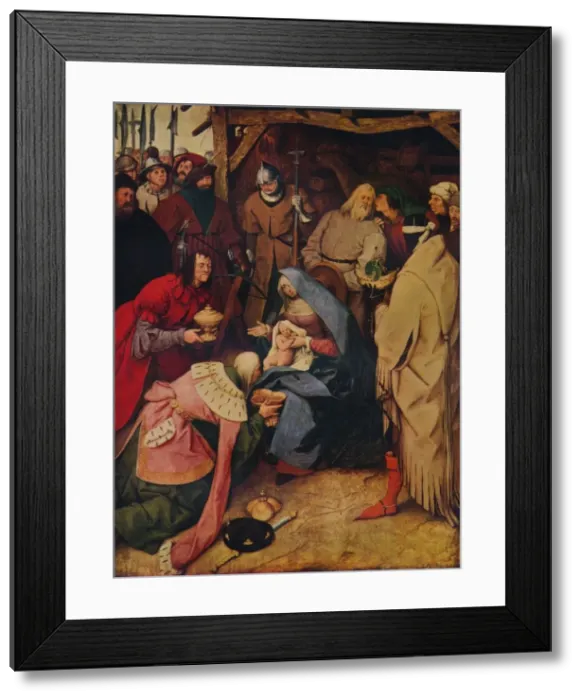 Framed Print : The Adoration of the Kings, 1564, (1937). Artist: Pieter Bruegel the Elder Framed Print : The Adoration of the Kings, 1564, (1937). Artist: Pieter Bruegel the Elder