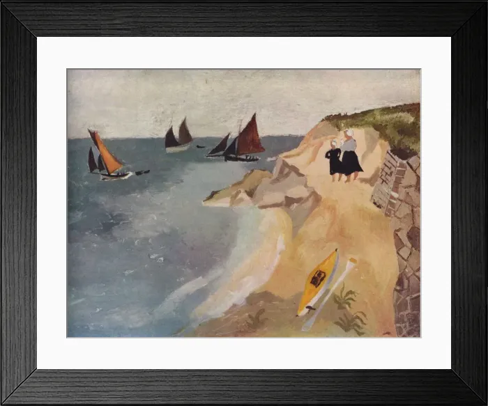 Framed Print : Seascape, Treboul, c1929, (1938). Artist: Christopher Wood Framed Print : Seascape, Treboul, c1929, (1938). Artist: Christopher Wood