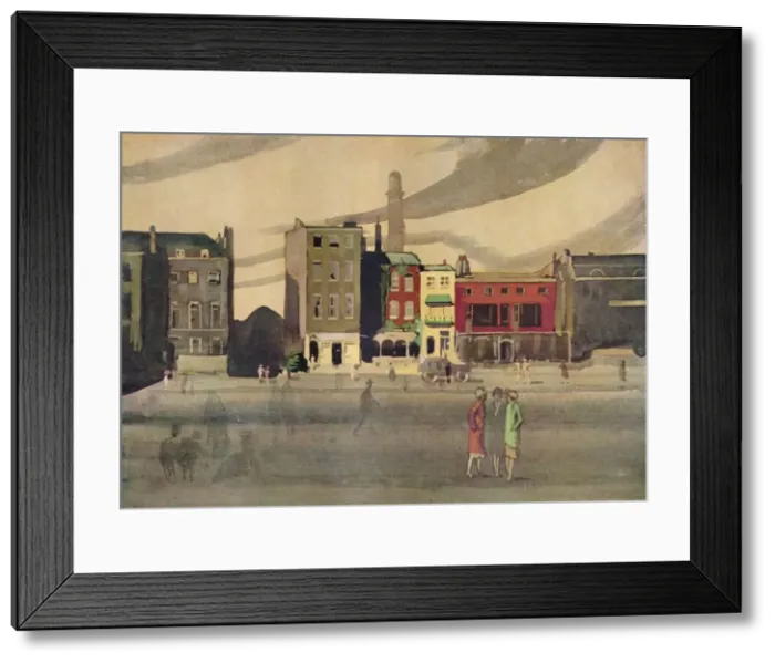 Framed Print : London in Spring, 19th century, (1938). Artist: George Sheringham Framed Print : London in Spring, 19th century, (1938). Artist: George Sheringham