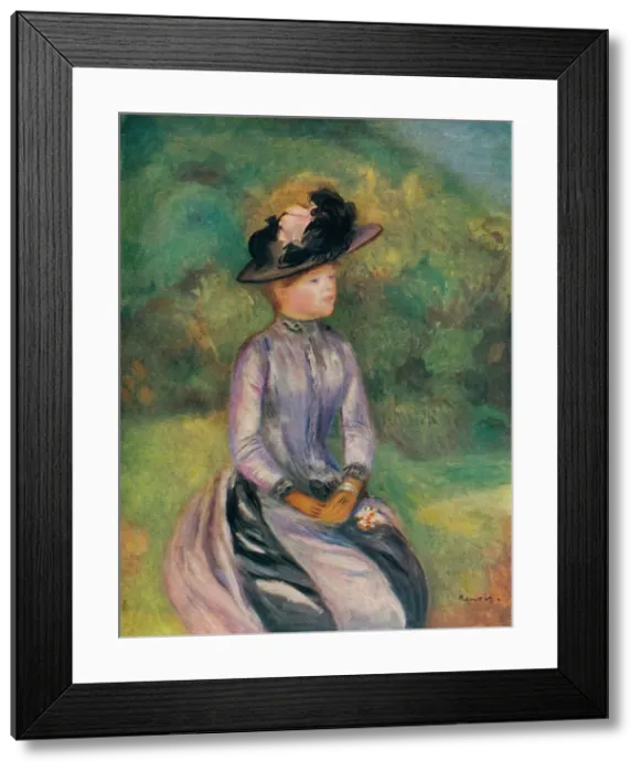 Framed Print : Adrenne, c1878, (1938). Artist: Pierre-Auguste Renoir Framed Print : Adrenne, c1878, (1938). Artist: Pierre-Auguste Renoir