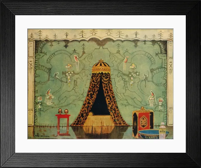 Framed Print : Isaacs Lodgings, 1924 (1925). Artist: George Sherringham Framed Print : Isaacs Lodgings, 1924 (1925). Artist: George Sherringham