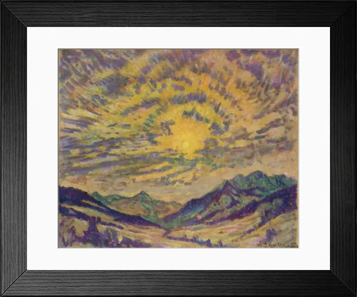 Framed Print : The Winter Sun, c1885-1925, (1925) Framed Print : The Winter Sun, c1885-1925, (1925)