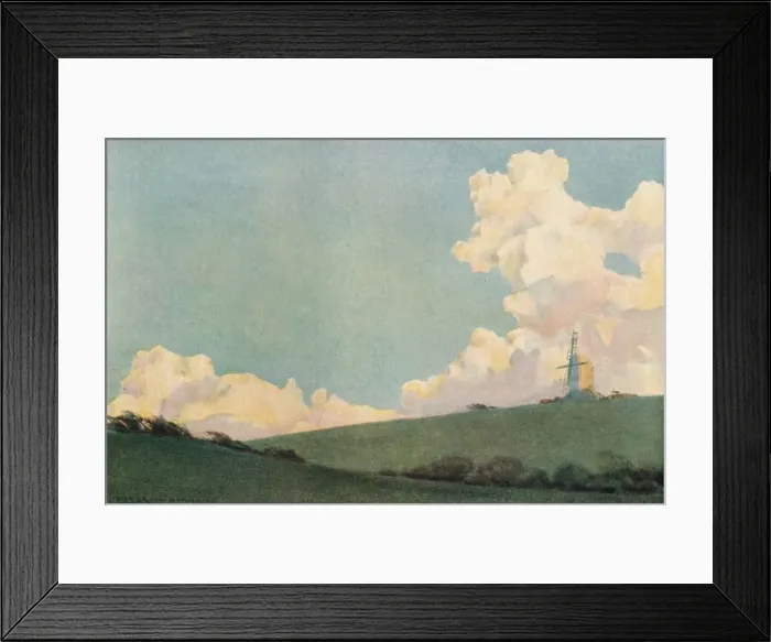 Framed Print : The Cumulus Cloud, c1888-1925, (1925). Artist: Victor Wyatt Burnand Framed Print : The Cumulus Cloud, c1888-1925, (1925). Artist: Victor Wyatt Burnand