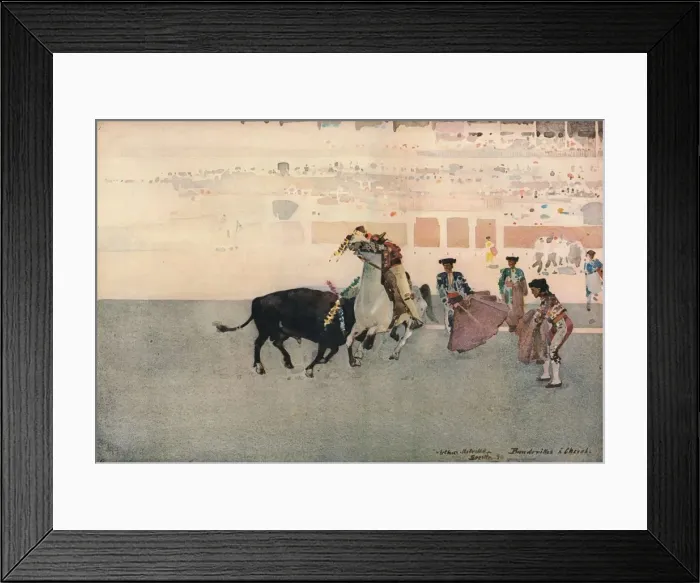 Framed Print : Picadors, Seville, 1893, (1906). Artist: Arthur Melville Framed Print : Picadors, Seville, 1893, (1906). Artist: Arthur Melville