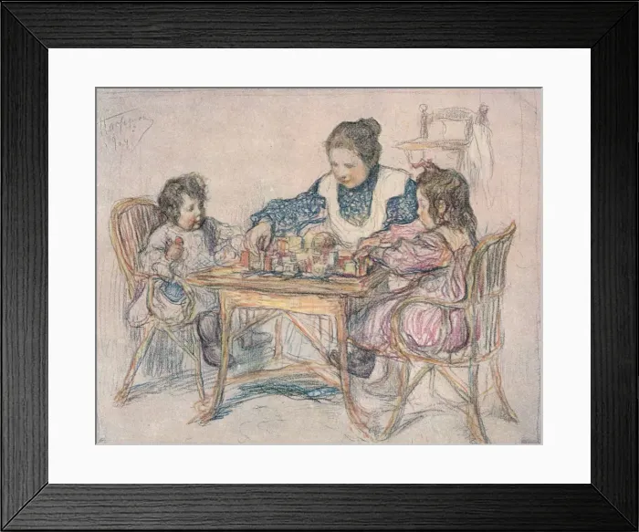 Framed Print : Drawing by Leonid Pasternak, 1904, (1906). Artist: Leonid Osipovich Pasternak Framed Print : Drawing by Leonid Pasternak, 1904, (1906). Artist: Leonid Osipovich Pasternak