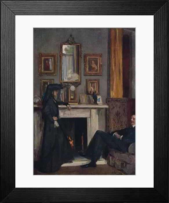 Framed Print : The Grey Drawing Room, Tangiers, 1911, (1914). Artist: Sir John Lavery Framed Print : The Grey Drawing Room, Tangiers, 1911, (1914). Artist: Sir John Lavery