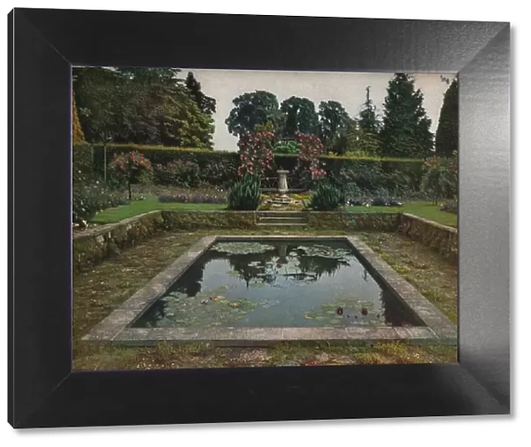 Enclosed Garden and Lily Pool at Gatton Park, Surrey, 1914