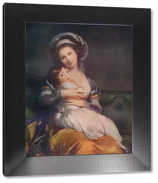 Louise Elisabeth Vigee Le Brun (1755-1842) with her daughter Jeanne-Lucie, 1786, (1911). Artist: Elisabeth Louise Vigee-LeBrun
