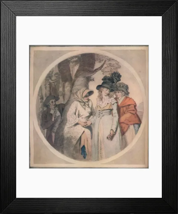 Framed Print : The Fortune Teller, 1911 Framed Print : The Fortune Teller, 1911