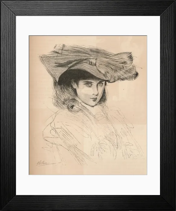 Framed Print : Portrait of the Artists Daughter, c1879-1903, (1903). Artist: Paul Helleu Framed Print : Portrait of the Artists Daughter, c1879-1903, (1903). Artist: Paul Helleu