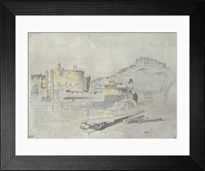 Framed Print : Castello Vecchio, c1839-1900, (1903). Artist: John Ruskin Framed Print : Castello Vecchio, c1839-1900, (1903). Artist: John Ruskin