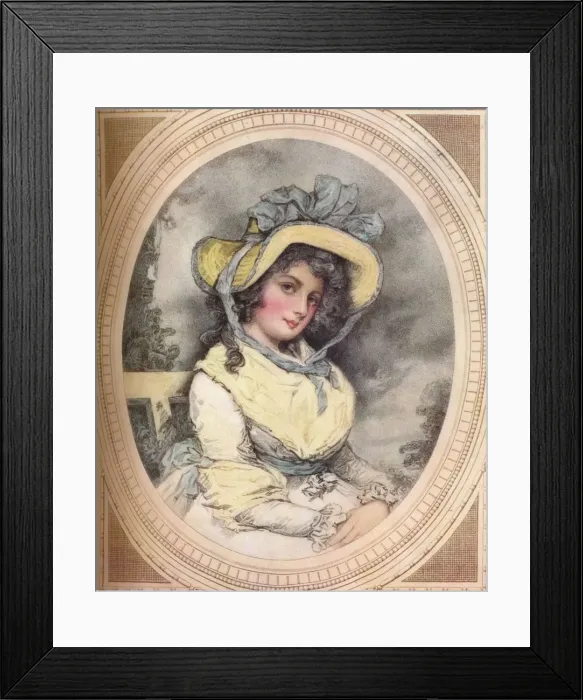 Framed Print : Miss Fergusson, c19th century, (1914). Artist: Jules Simon Payrau Framed Print : Miss Fergusson, c19th century, (1914). Artist: Jules Simon Payrau