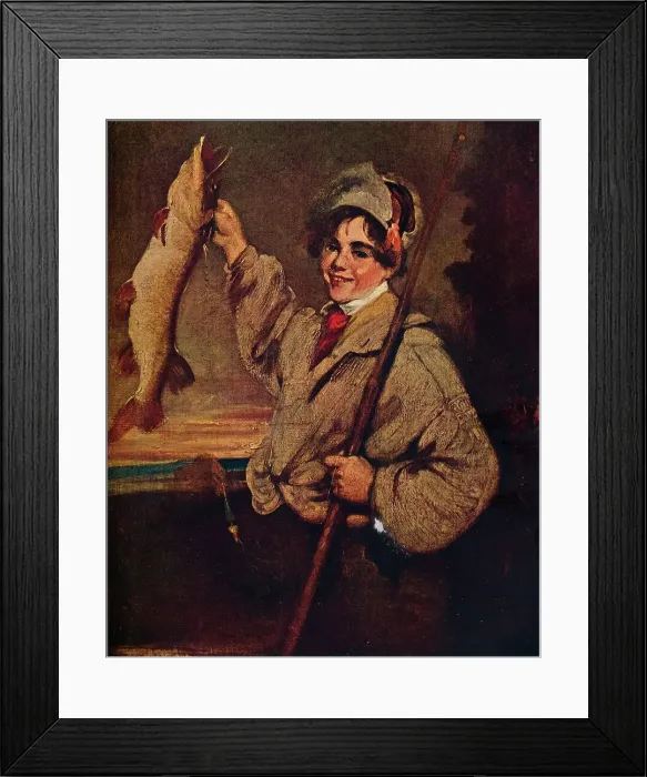 Framed Print : The Fisher Boy. c1810-1868, (1914). Artist: James Inskipp Framed Print : The Fisher Boy. c1810-1868, (1914). Artist: James Inskipp
