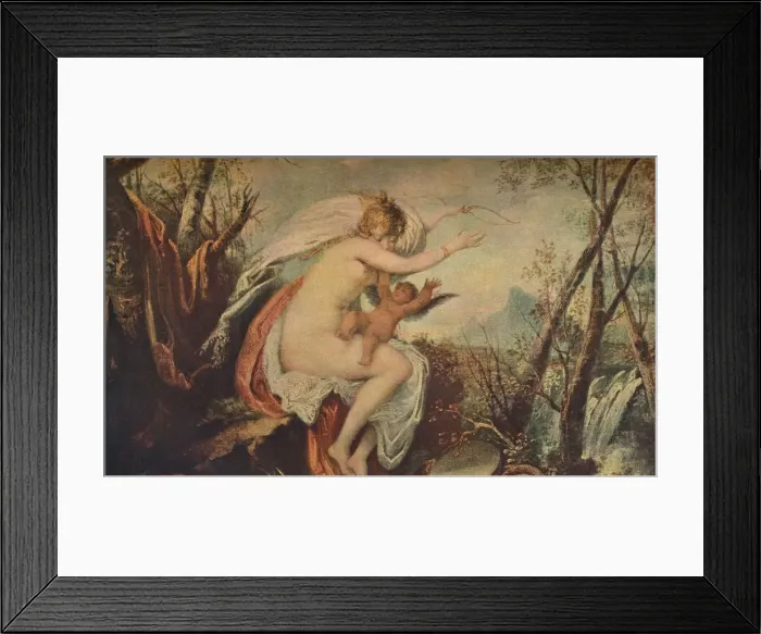 Framed Print : Venus and Cupid, (1914). Artist: Henry Tresham Framed Print : Venus and Cupid, (1914). Artist: Henry Tresham