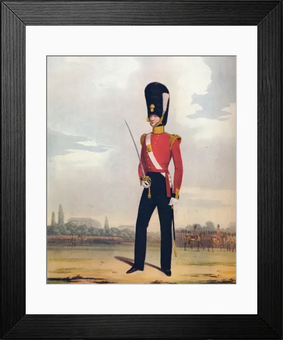 Framed Print : Officer of the 87th (or Royal Irish) Fusiliers, c1833. (1914) Framed Print : Officer of the 87th (or Royal Irish) Fusiliers, c1833. (1914)