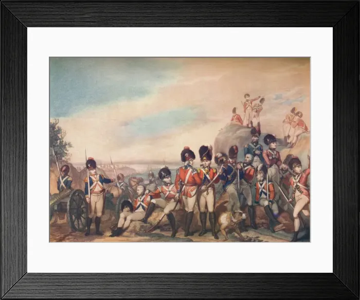 Framed Print : Loyal Associated Ward and Volunteer Corps of the City of London, c1799, (1914). Artist: M Place Framed Print : Loyal Associated Ward and Volunteer Corps of the City of London, c1799, (1914). Artist: M Place