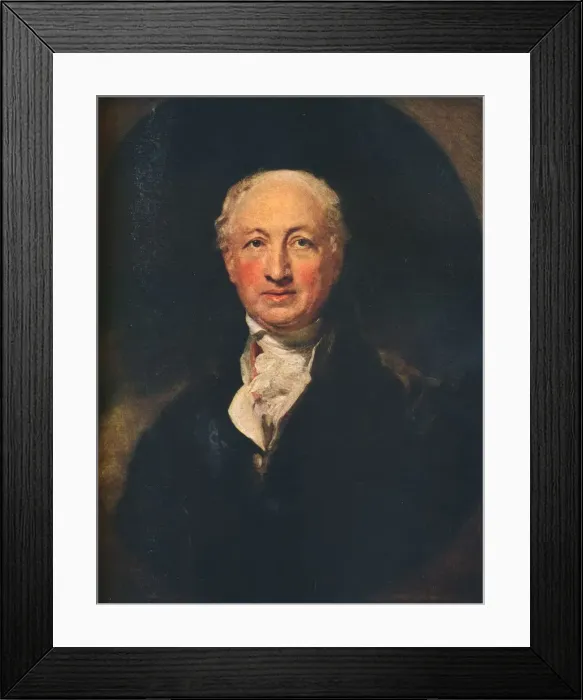 Framed Print : George Dance the Younger, (1741-1825), English architect, surveyor and a portraitist, 1798. (1914). Artist: Thomas Lawrence Framed Print : George Dance the Younger, (1741-1825), English architect, surveyor and a portraitist, 1798. (1914). Artist: Thomas Lawrence