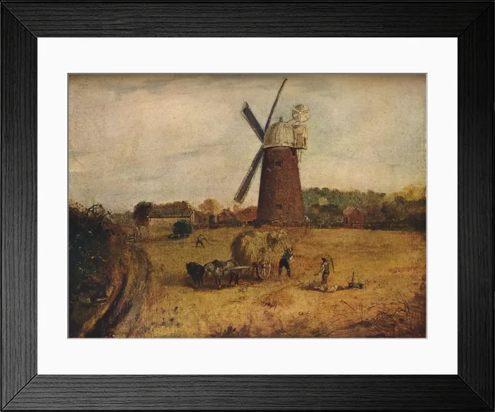 Framed Print : Harvest Scene, c1814-1859, (1914). Artist: James Stark Framed Print : Harvest Scene, c1814-1859, (1914). Artist: James Stark