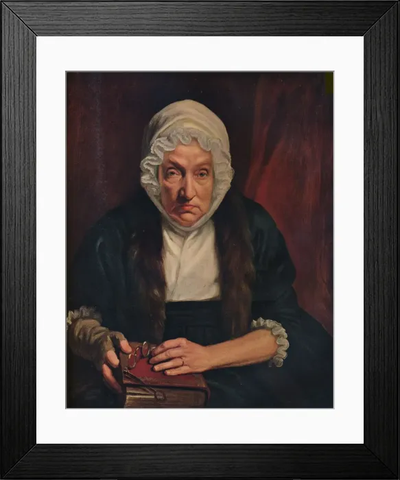 Framed Print : Portrait of the Hon. Mrs. Bushell, c17th century, (1914). Artist: Henry Raeburn Framed Print : Portrait of the Hon. Mrs. Bushell, c17th century, (1914). Artist: Henry Raeburn
