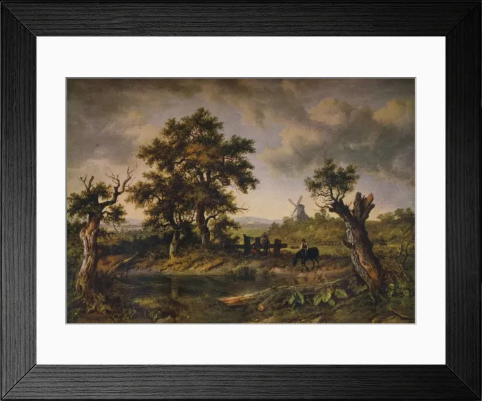 Framed Print : A View In Surrey, c1797-1831, (1919). Artist: Patrick Nasmyth