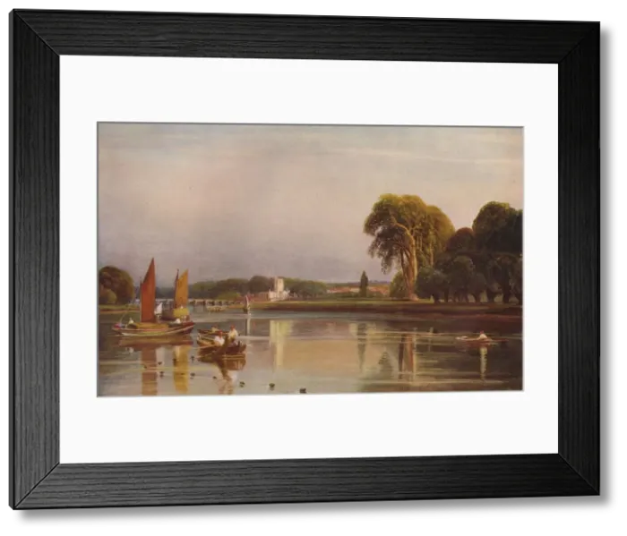 Framed Print : Cookham, c1804-1849, (1919). Artist: Peter de Wint Framed Print : Cookham, c1804-1849, (1919). Artist: Peter de Wint