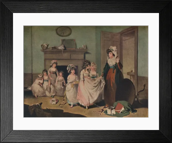 Framed Print : The Romps, c1786-1826, (1919). Artist: William Ward Framed Print : The Romps, c1786-1826, (1919). Artist: William Ward