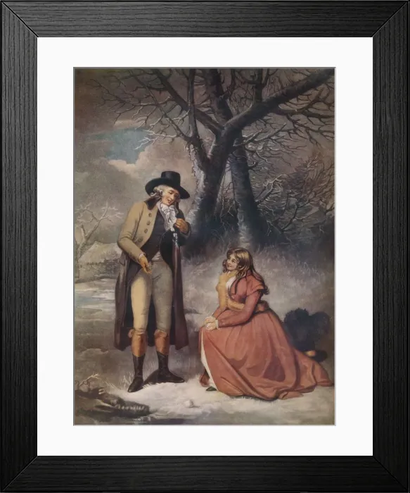 Framed Print : A Christmas Gambol, c18th century, (1919). Artist: John Raphael Smith Framed Print : A Christmas Gambol, c18th century, (1919). Artist: John Raphael Smith