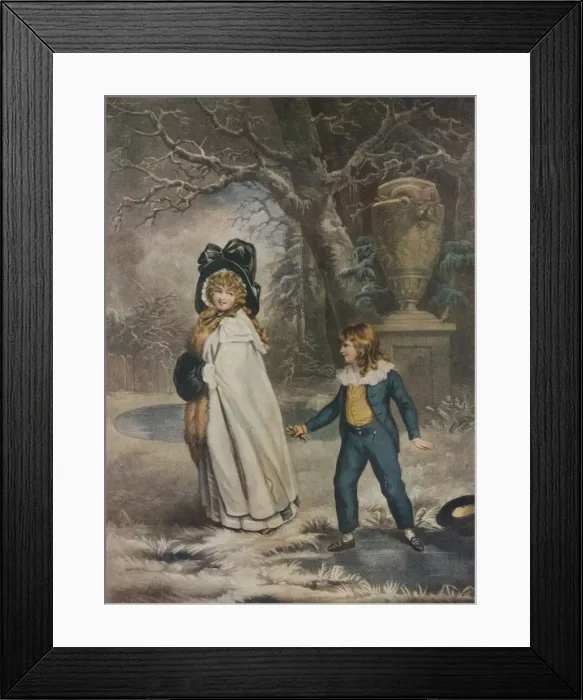 Framed Print : A Christmas Holiday, 1790, (1919). Artist: John Raphael Smith Framed Print : A Christmas Holiday, 1790, (1919). Artist: John Raphael Smith