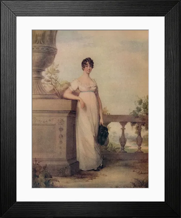 Framed Print : Portrait of Lady Ducie, c1783-1835, (1919). Artist: Alexander Pope Framed Print : Portrait of Lady Ducie, c1783-1835, (1919). Artist: Alexander Pope