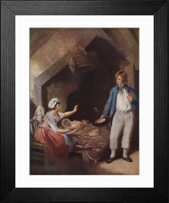 Framed Print : The Sailors Return, 1786, (1915). Artist: William Ward Framed Print : The Sailors Return, 1786, (1915). Artist: William Ward