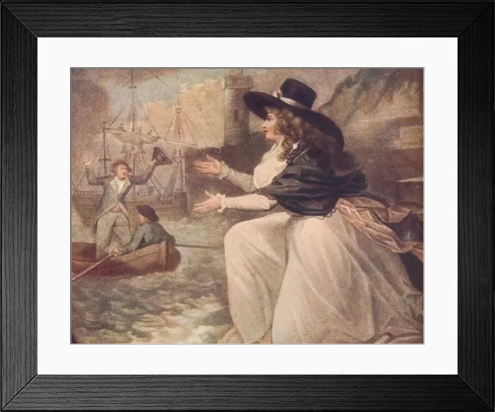 Framed Print : Mutual Joy, Or The Ship in Harbour, c1788, (1906). Artist: Philip Dawe Framed Print : Mutual Joy, Or The Ship in Harbour, c1788, (1906). Artist: Philip Dawe